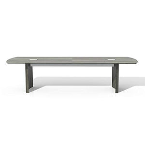 Safco Products MNC10LGS Medina Table, 10', Gray Steel
