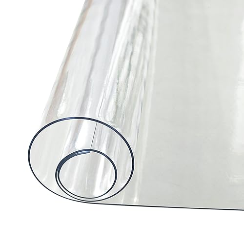YANBI Clear Carpet Protector/Floor Runner, Transparent PVC Chair Mat, 100cmx700cm