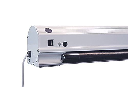 Elite Screens Saker, 100-inch 16:9 with 24" Drop, Electric Motorized Drop Down Projection Projector Screen, SK100XHW-E24