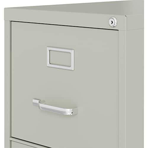 Lorell Fortress Vertical File Cabinet, Gray