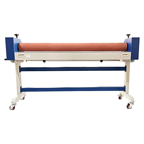 INTSUPERMAI 63" Manual Cold Laminator Machine with Stand & Casters
