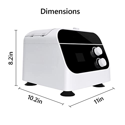[fonhunt] 110V 8x20ml 4000RPM 0-999min Timer Digital Display Electronic Manual Shipping from US
