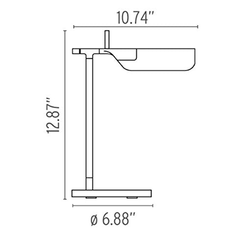 Flos Tab T LED Table Lamp White F6560009