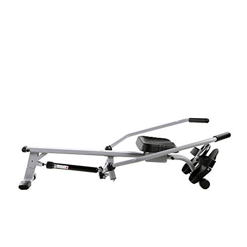 Sunny Health & Fitness SF-RW5639 Full Motion Rowing Machine Rower w/ 350 lb Weight Capacity and LCD Monitor