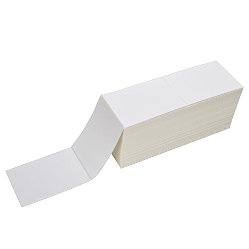 10 Stacks (20000 Labels) 4"x6" Fanfold Direct Thermal Shipping Labels for Zebra, Elton