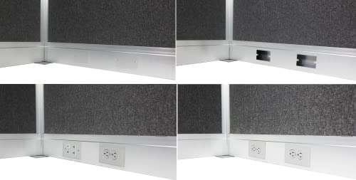 VERSARE Pre-Configured Hush Panel Electric Cubicle