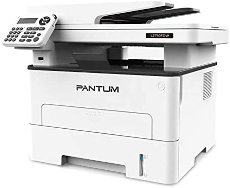 All in One Monochrome Printers Laserjet Machine Printers Multifunction Black and White Wireless Laser Printer Copier, Scanner and Fax with ADF, Pantum L2710FDW(V1M58A)