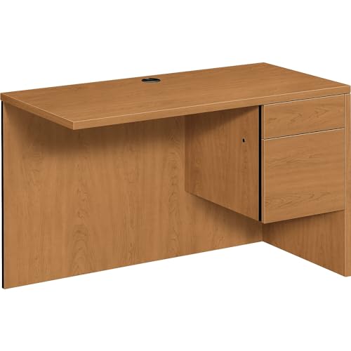 HON 10515RCC 10500 Series L Workstation Return, Right Pedestal, 48w x 24d, Harvest