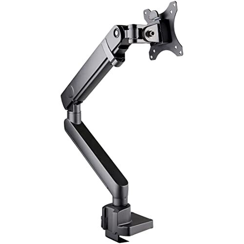 StarTech.com Desk Mount Monitor Arm with 2X USB 3.0 Ports - Slim Full Motion Adjustable Single Monitor VESA Mount up to 8kg Display - Ergonomic Articulating Arm - Desk Clamp/Grommet (ARMSLIM2USB3)