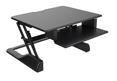 Ergotech Freedom Desk, Height Adjustable Standing Desk - 30" Wide - Black