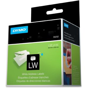 DYMO 30252 LabelWriter Adhesive White Address Labels (Pack of 10) For use with LabelWriter 450, LabelWriter 450 Turbo and LabelWriter 450 Twin Turbo Address Labels; Direct Thermal Printing Process
