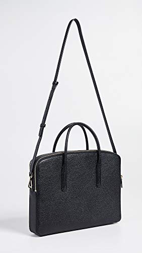 Kate Spade New York Margaux Double Zip Laptop Bag, Black, One Size