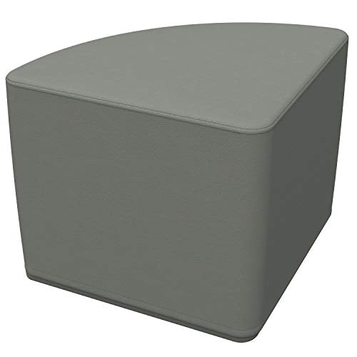 FDP SoftScape Pie Ottoman, Collaborative Flexible Seating for Kids, Teens, Adults; Soft Foam Furniture for in-Home Learning, Classrooms, Offices, Libraries, Junior 16" H (4-Piece) - Contemporary