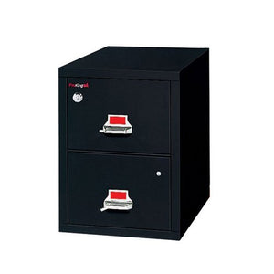FireKing Fireproof Single Drawer Vertical File with Safe 32" D
