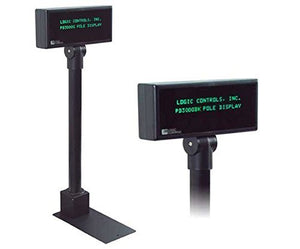 Logic Controls - PDX3000-BK - Pole Display 2x20 5mm Rs232 Logic Controls Command Set Black
