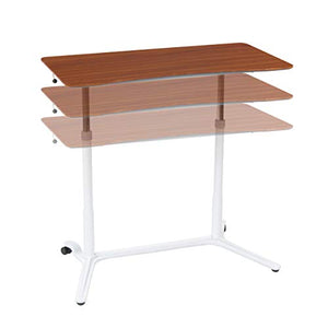 Calico Designs 51231 Sierra Height Adjustable Desk, White/Cherry