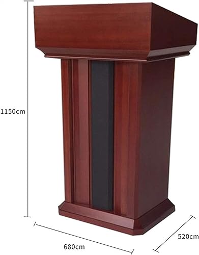 REPALY Wood Podium Lectern Stand - Portable Floor Lectern for Teachers & Speakers