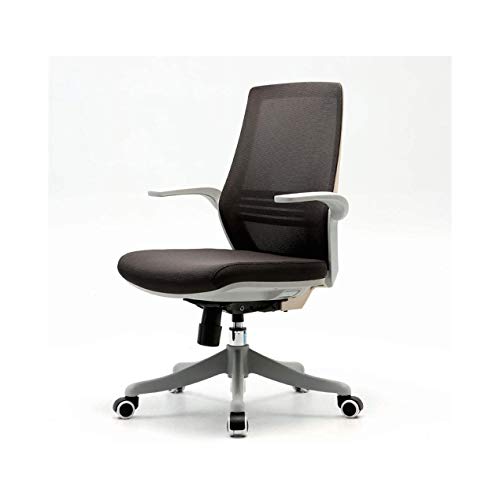 Reotto Drafting Chair with Flip Up Arms in Black