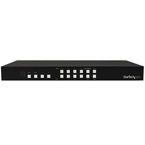 StarTech.com 4x4 HDMI Matrix Switch with Picture-and-Picture Multiviewer or Video Wall - 4x4 Matrix Switch with Video Combining (VS424HDPIP)