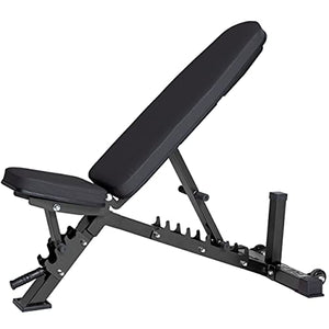 Rep Adjustable Bench, AB-3100 V3 – 1,000 lb Rated for Home And Garage Gym Workouts, Weight Lifting, and Strength Training (Metallic Black)