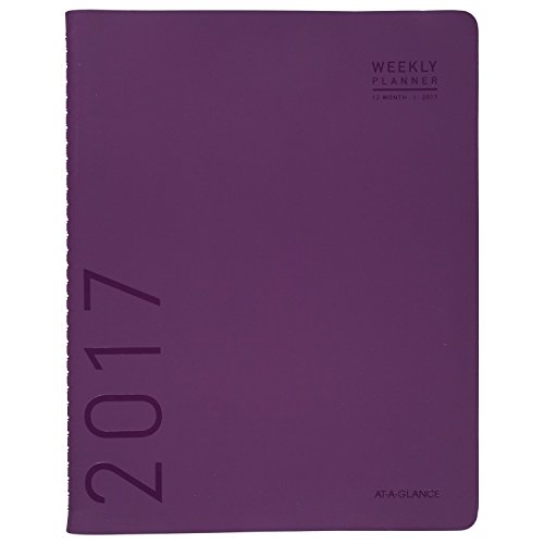 AT-A-GLANCE Weekly / Monthly Appointment Book / Planner 2017, 8-1/4 x 10-7/8", Contempo Fashion, Color Selected For You May Vary (70-940X-00)