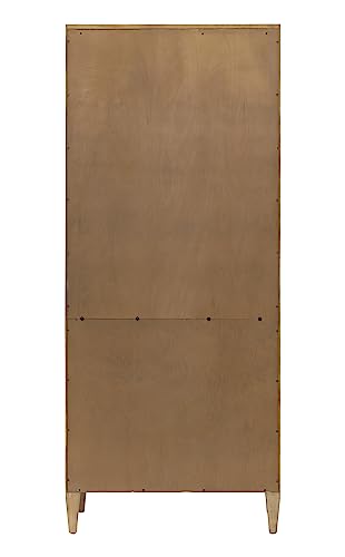 Martin Furniture Modern Wood Open Bookcase Wall, Light Brown