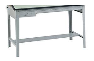 Safco Precision Drafting Table Base - Gray (Base Only)