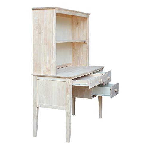 International Concepts K-OF66-65H Desk with Hutch
