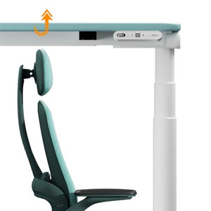 SanzIa Electric Height Adjustable Standing Desk - Memory Presets, Office/Home Computer Workstation