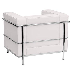 Flash Furniture Chaises Longues, 35"W x 28.50"D x 27.50"H, Melrose White
