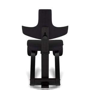 Varier ThatSit Balans Adjustable Ergonomic Kneeling Chair with Backrest, Black/Black