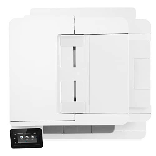 HP Laserjet Pro MFP M283cdwD All-in-One Wireless Color Laser Printer, White - Print Scan Copy Fax - 22 ppm, 2.7" Touchscreen, Auto 2-Sided Printing, 50-Sheet ADF, Ethernet, Cbmou Printer_Cable