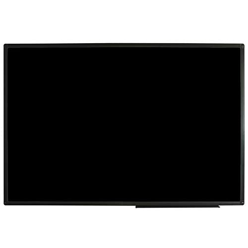 Large 60" x 40" Magnetic Chalkboard Black Board, Wall-Mounted Bulletin Blackboard, Aluminium Message Chalk Board for Office Home and School