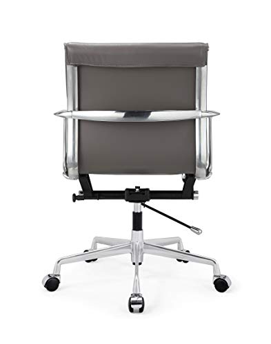 Meelano 347-GRY M347 Home Office Chair, Grey