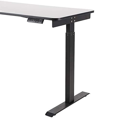 M MUNCASO Height Adjustable Electric Standing Desk for Office Home - 48” x 24” Stand up Desk Workstation, Sit Stand Home Office Table (Black)