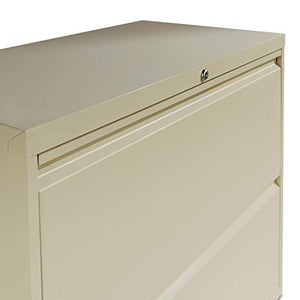 Alera 2 Drawer Lateral File Cabinet - 36"x19 1/4"x29" - Putty