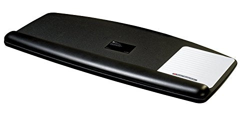 3M AKT91LE Easy Adjust Keyboard Tray With Standard Platform, 17 3/4" Track, Black