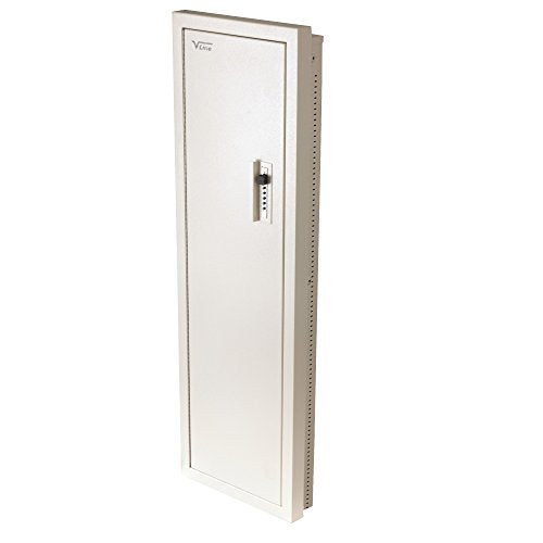 V-Line Closet Vault II Gun Safe & in-Wall Cabinet, Off White