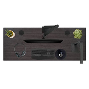 UPLIFTDESK Ash Gray Laminate Standing Desk 48x24 inch V2-Commercial C-Frame (Black)
