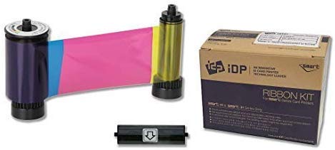 IDP Smart-31 Single-Sided ID Card Printer & Complete Supplies Package with Ribbon, Cards, & CloudBadging ID Card Software