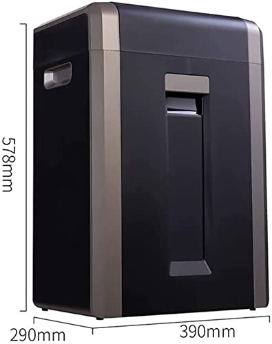 25-Sheet Heavy Duty Paper Shredder with 30-Minute Runtime - 31L Wastebasket - Black