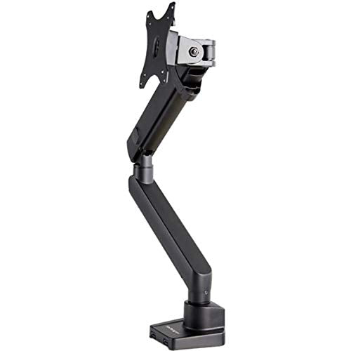 StarTech.com Desk Mount Monitor Arm with 2X USB 3.0 Ports - Slim Full Motion Adjustable Single Monitor VESA Mount up to 8kg Display - Ergonomic Articulating Arm - Desk Clamp/Grommet (ARMSLIM2USB3)