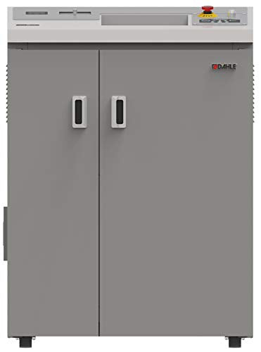 Dahle PowerTEC 828 HD Hard Drive/Paper Shredder, Chain Driven 4.5 Hp Motor, Security Level P-3/H-4