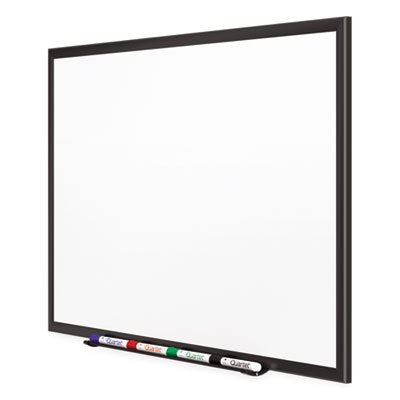 Classic Porcelain Magnetic Whiteboard, 48 x 36, Black Aluminum Frame, Sold as 1 Each