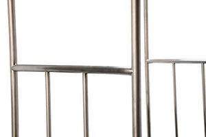 Wholesale Hotel Products Value Valet Bellman's Cart - Brushed Stainless Steel Finish - Holds 800 lbs