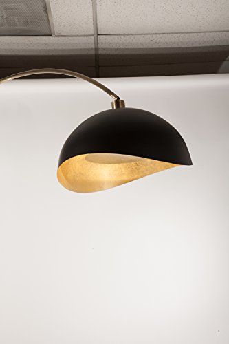 Nova of California 2111017 Luna Bella Arc Lamp, Weathered Brass