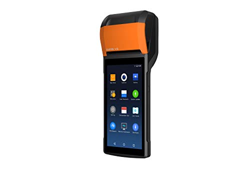 10 PCS SUNMI V2 58mm Thermal POS Receipt Printer with Android 7.1 OS 5.45" Touch Screen, Support 4G, Bluethooth, Wi-Fi Compatible with Loyverse iREAP and CashStock for Sales Retail Print