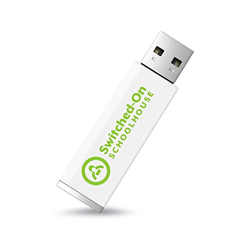 Switched on Schoolhouse, Grade 9, USB 5 Subject Set - Math, Language, Science, History, & Bible, 9th Grade Homeschool Curriculum by Alpha Omega