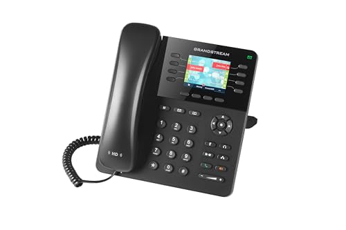MM MISSION MACHINES Business Phone System G200: Grandstream 2135 Phones + Server + 1 Year Free Phone Service (4 Phone Bundle)