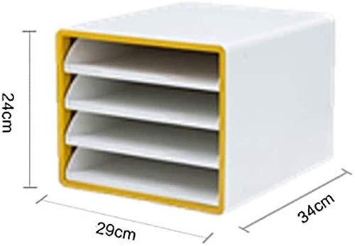 Generic Plastic Office File Cabinet White 29×34×24CM
